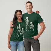 楽しいダンスをする骸骨のキャラクター ハロウィンT.R反対グッズ Tシャツ (ユニセックス)
