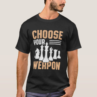 楽しいチェス駒の駄洒落Tシャツ チェスプレーヤーギフト Tシャツ
