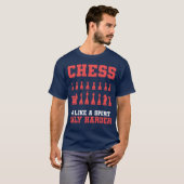 楽しいチェス スポーツ チェス インストラクター おもしろ Tシャツ (正面フル)