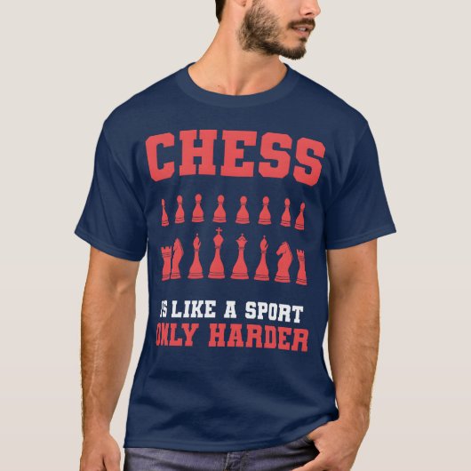 楽しいチェス スポーツ チェス インストラクター おもしろ Tシャツ (正面)