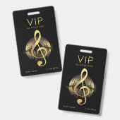 楽しいチューンVIPオールアクセス バッジ (正面＆裏面)