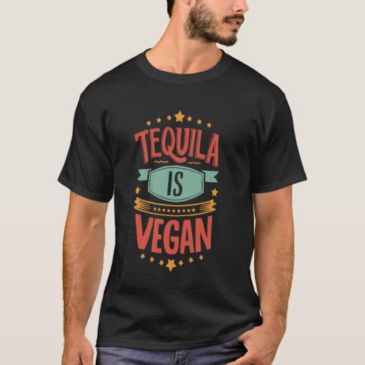 楽しいテキーラ愛好家ヴィーガンアルコールパーティーF Tシャツ (正面)