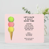 楽しいテニスパーティー 招待状 (スタンド正面)