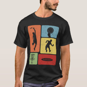 楽しいディスクゴルフプレーヤー クールフライングディスク スポーツ愛好家 Tシャツ