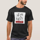 楽しいディスレクシア啓発「これ読める？」 Tシャツ (正面)
