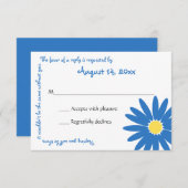 楽しいデイジーメッセージ文字応答カード 出欠カード (正面/裏面)