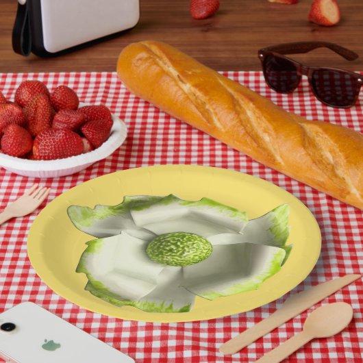 楽しいデイジー フラワー 春 夏 ウェディング バースデー ペーパープレート (ピクニック)