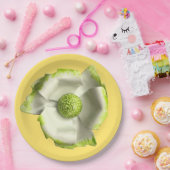 楽しいデイジー フラワー 春 夏 ウェディング バースデー ペーパープレート (パーティー)