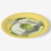 楽しいデイジー フラワー 春 夏 ウェディング バースデー ペーパープレート (アングル)