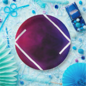 楽しいデザインオン9"ラウンド紙プレート ペーパープレート (パーティー)