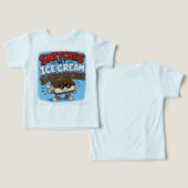 楽しいトドラーTシャツ (デザイン正面&裏面)