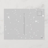 楽しいトナカイのクリスマスホリデー ポストカード (裏面)