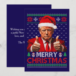 楽しいトランプサンタ帽子 メリークリスマス 気持ち悪いギフト シーズンカード