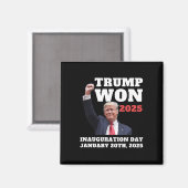 楽しいトランプ大統領就任式2025 共和党員 マグネット (正面/裏面)
