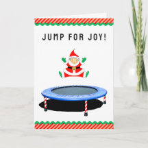 楽しいトランポリンのクリスマス
