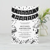 楽しいドゥードル卒業パーティー 招待状 (スタンド正面)