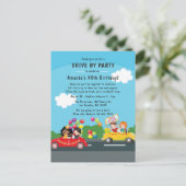 楽しいドライブバーステイの応援パーティー ポストカード (スタンド正面)