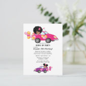 楽しいドライブバースデーガールパーティー ポストカード (スタンド正面)