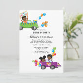 楽しいドライブバースデーパーティー 招待状 (スタンド正面)