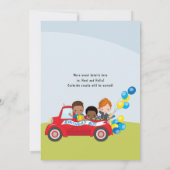 楽しいドライブバースデーパーティー 招待状 (裏面)