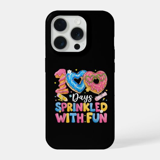楽しいドーナツで飾られた100日間 iPhoneケース (裏面)