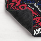 楽しいニュージーランド国旗の色の愛国心 マウスパッド (コーナー)