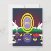 楽しいノウルーズのお祝いカード ペルシャの新年 シーズンカード (正面)