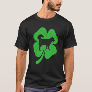 楽しいハスキー犬アイルランドグリーンシャムロックセントパトリックス Tシャツ