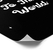 楽しいハヌカのプレゼント「Oy! To The World」 ポスター (角)