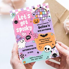 楽しいハロウィンお誕生日パーティー 招待状