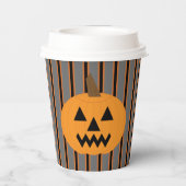 楽しいハロウィンのかぼちゃ 紙コップ (裏面)