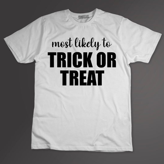 楽しいハロウィンのトリック・オア・トリート Tシャツ