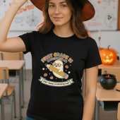 楽しいハロウィンの先生 小学1年生はすごい! Tシャツ