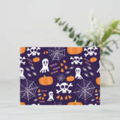 楽しいハロウィンパターン カード (スタンド正面)