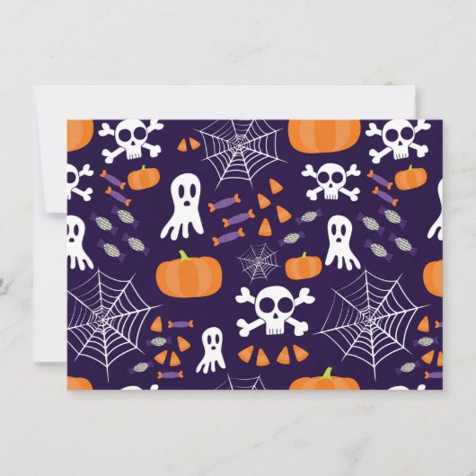 楽しいハロウィンパターン カード (正面)