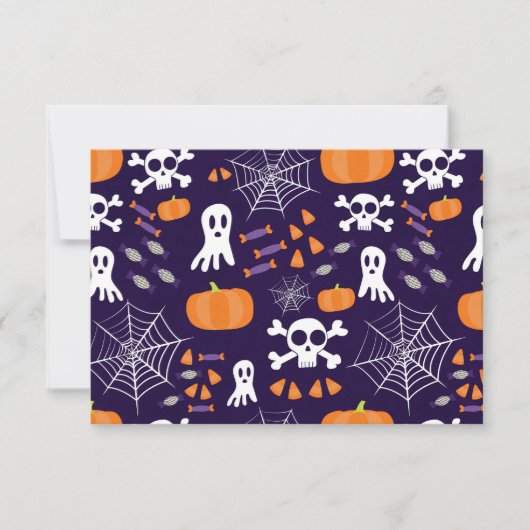 楽しいハロウィンパターン カード (正面)