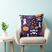 楽しいハロウィンパターン クッション (椅子)