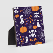 楽しいハロウィンパターン フォトプラーク (正面)