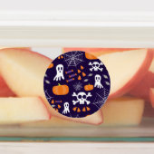 楽しいハロウィンパターン ラベル (貼付)