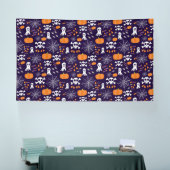 楽しいハロウィンパターン 横断幕 (トレードショー)