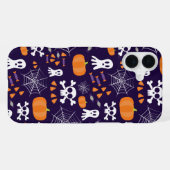 楽しいハロウィンパターン iPhoneケース (裏面横)