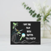 楽しいハロウィンパーティーの招待状 〜 簡単にカスタマイズできます！ 招待状 (スタンド正面)