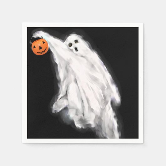 楽しいハロウィンパーティー スタンダードカクテルナプキン (正面)