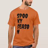 楽しいハロウィン スプーキーシーズン Tシャツ (正面)