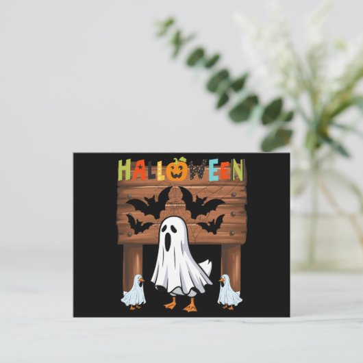 楽しいハロウィン ポストカード (スタンド正面)