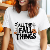 楽しいハロウィン、秋のものすべて トライブレンドＴシャツ