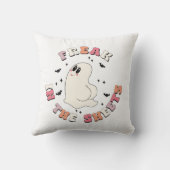 楽しいハロウィーンをシーツに浸す クッション (裏面)