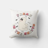 楽しいハロウィーンをシーツに浸す クッション (正面)