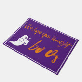 楽しいハロウィーンを持って来てほしい ドアマット (アングル)