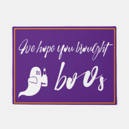 楽しいハロウィーンを持って来てほしい ドアマット